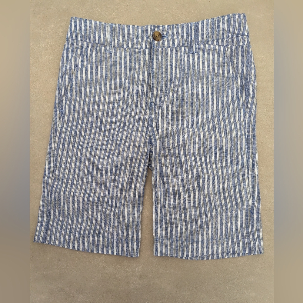 Appaman Blue and White Striped Kids Shorts